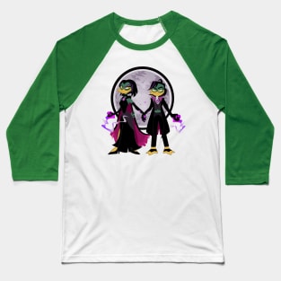 Magica and Poe De Spell Baseball T-Shirt